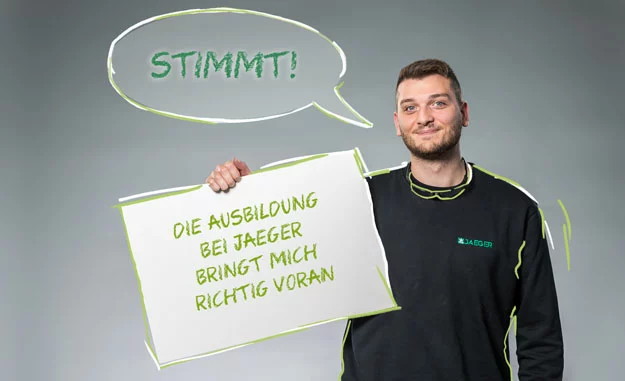 Auszubildender bei Jagerlacke in Möglingen bei Stuttgart